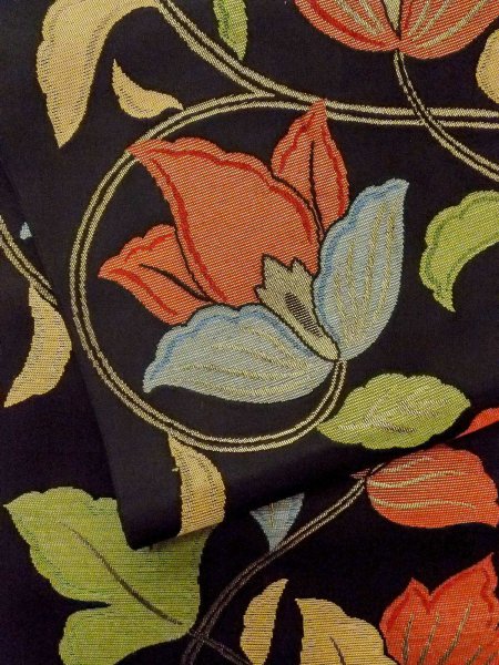 Photo26: CO0221D ORI woven (Grade B) and NAGOYA OBI sash (Grade A) (26)