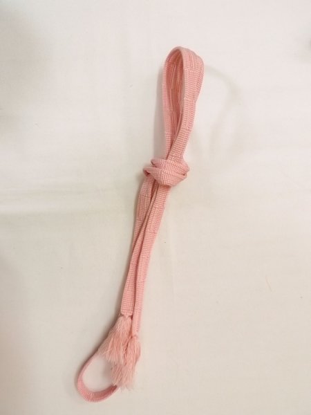 Photo10: CO0221E TSUMUGI pongee (Grade B) and NAGOYA OBI sash (Grade A) (10)