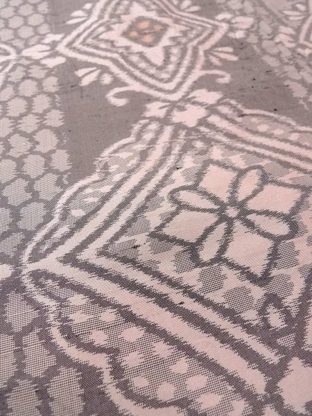 Photo19: CO0221E TSUMUGI pongee (Grade B) and NAGOYA OBI sash (Grade A) (19)