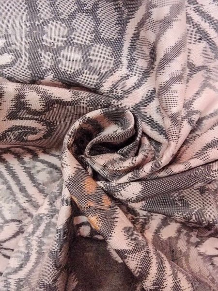 Photo20: CO0221E TSUMUGI pongee (Grade B) and NAGOYA OBI sash (Grade A) (20)