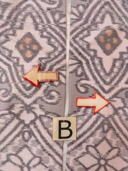 Photo24: CO0221E TSUMUGI pongee (Grade B) and NAGOYA OBI sash (Grade A) (24)