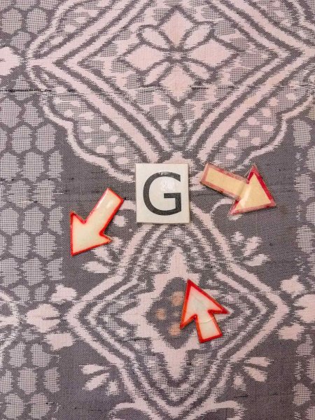 Photo29: CO0221E TSUMUGI pongee (Grade B) and NAGOYA OBI sash (Grade A) (29)