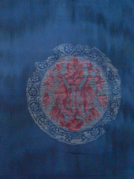 Photo30: CO0221E TSUMUGI pongee (Grade B) and NAGOYA OBI sash (Grade A) (30)