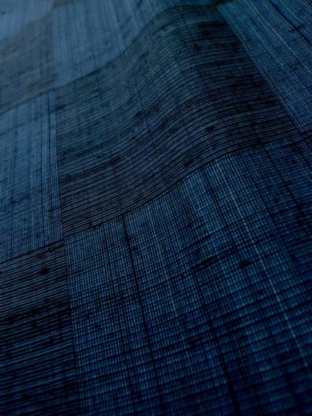 Photo19: CO0221F TSUMUGI pongee (Grade B) and FUKURO OBI sash (Grade C) (19)