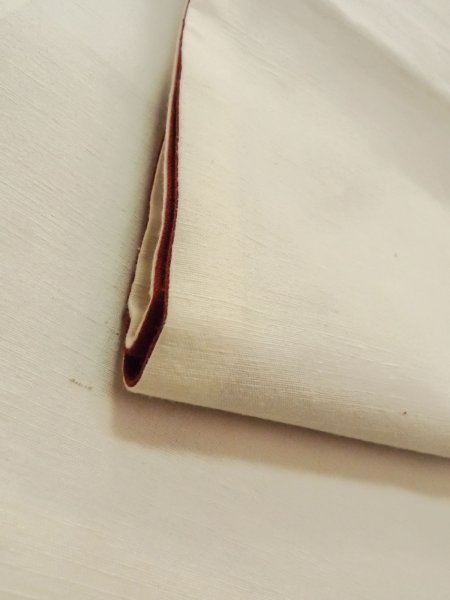 Photo30: CO0221F TSUMUGI pongee (Grade B) and FUKURO OBI sash (Grade C) (30)