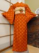 Photo1: CO0221H TSUMUGI pongee (Grade B) and FUKURO OBI sash (Grade B) (1)