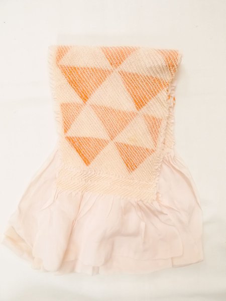 Photo11: CO0221H TSUMUGI pongee (Grade B) and FUKURO OBI sash (Grade B) (11)