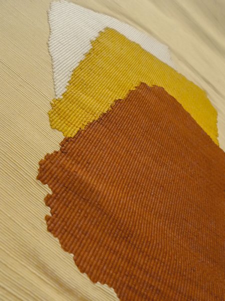 Photo25: CO0221H TSUMUGI pongee (Grade B) and FUKURO OBI sash (Grade B) (25)