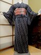 Photo1: CO0221I ORI woven (Grade B) and NAGOYA OBI sash (Grade A) (1)