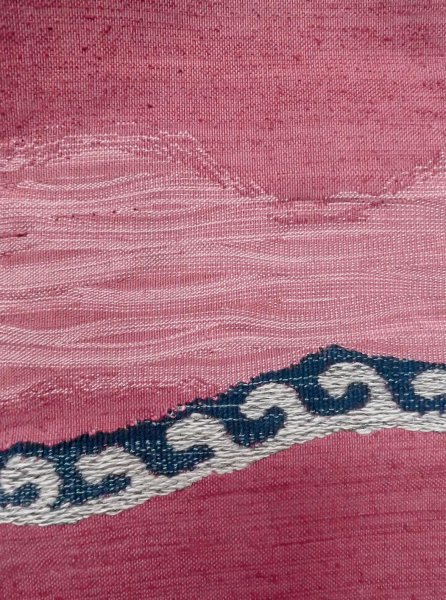 Photo27: CO0221I ORI woven (Grade B) and NAGOYA OBI sash (Grade A) (27)