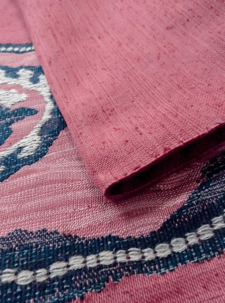Photo28: CO0221I ORI woven (Grade B) and NAGOYA OBI sash (Grade A) (28)