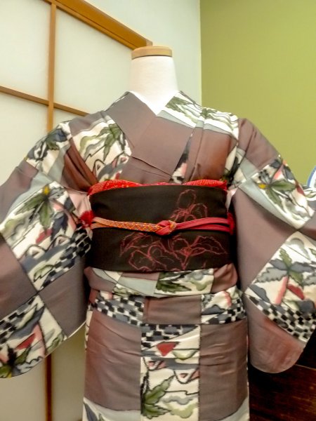Photo2: CO0221J ORI woven (Grade A) and NAGOYA OBI sash (Grade B) (2)