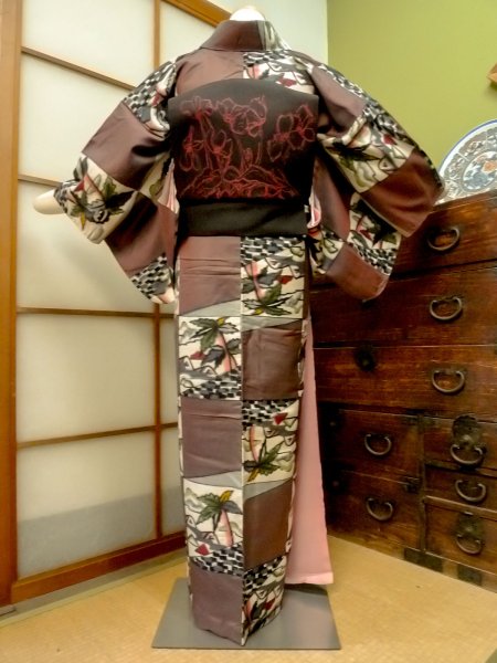 Photo4: CO0221J ORI woven (Grade A) and NAGOYA OBI sash (Grade B) (4)