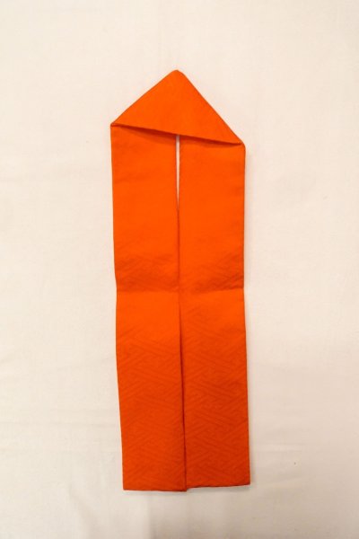 Photo14: CO0305B FURISODE long-sleeved (Grade B) and FUKURO OBI sash (Grade A) (14)