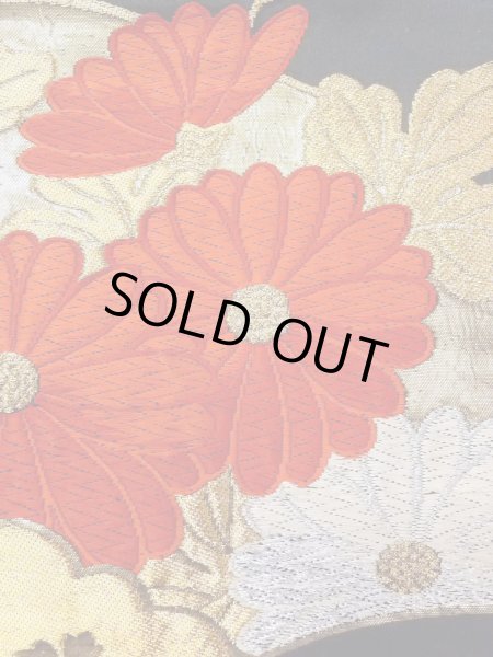 Photo30: CO0305B FURISODE long-sleeved (Grade B) and FUKURO OBI sash (Grade A) (30)