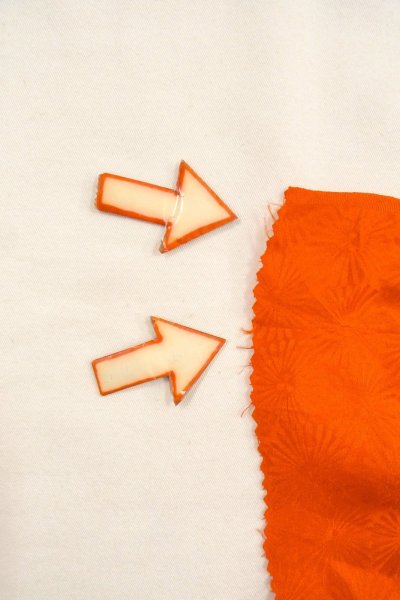 Photo36: CO0305B FURISODE long-sleeved (Grade B) and FUKURO OBI sash (Grade A) (36)