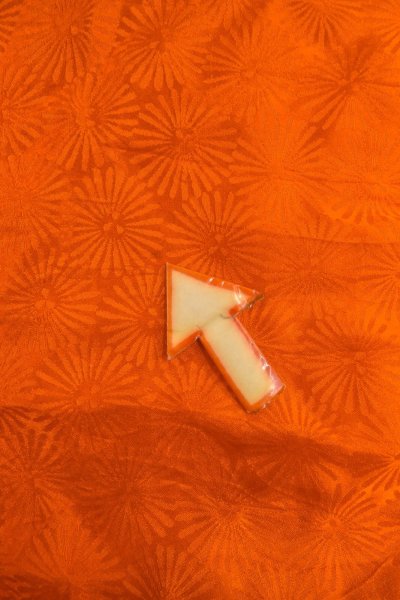 Photo37: CO0305B FURISODE long-sleeved (Grade B) and FUKURO OBI sash (Grade A) (37)