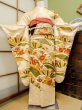 Photo1: CO0305C FURISODE long-sleeved (Grade A) and FUKURO OBI sash (Grade A) (1)