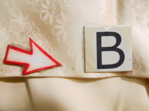 Photo28: CO0305C FURISODE long-sleeved (Grade A) and FUKURO OBI sash (Grade A) (28)