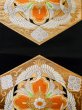 Photo29: CO0305C FURISODE long-sleeved (Grade A) and FUKURO OBI sash (Grade A) (29)