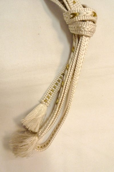 Photo40: CO0305C FURISODE long-sleeved (Grade A) and FUKURO OBI sash (Grade A) (40)