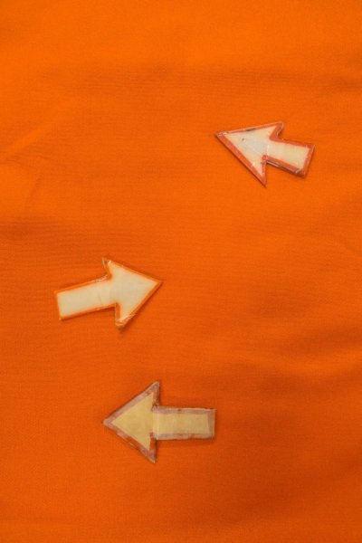 Photo35: CO0305D FURISODE long-sleeved (Grade B) and FUKURO OBI sash (Grade B) (35)