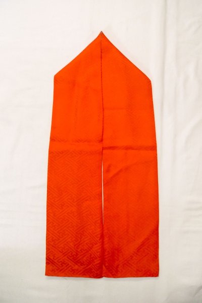 Photo13: CO0305E FURISODE long-sleeved (Grade B) and FUKURO OBI sash (Grade A) (13)