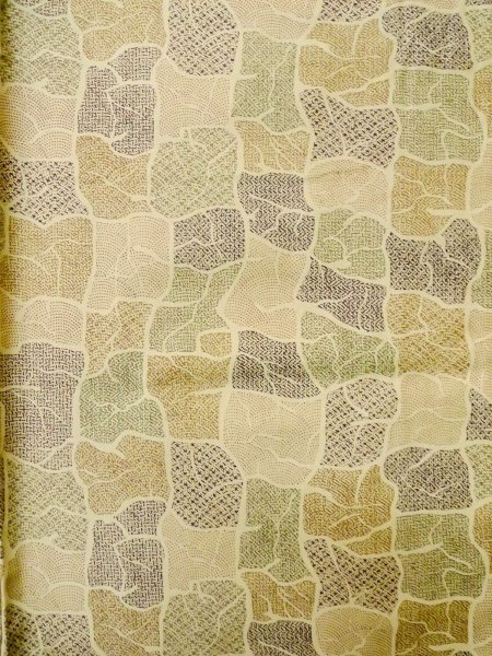 Photo14: CO0319A KOMON dyed (Grade B) and FUKURO NAGOYA Obi (Grade B) (14)