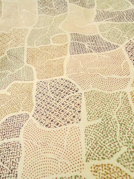 Photo20: CO0319A KOMON dyed (Grade B) and FUKURO NAGOYA Obi (Grade B) (20)