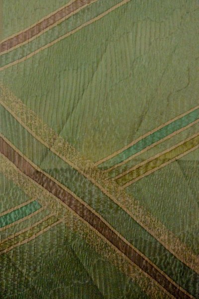 Photo34: CO0319A KOMON dyed (Grade B) and FUKURO NAGOYA Obi (Grade B) (34)