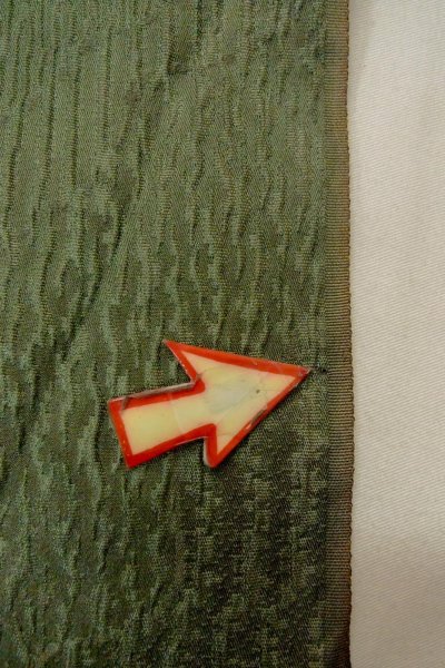 Photo36: CO0319A KOMON dyed (Grade B) and FUKURO NAGOYA Obi (Grade B) (36)
