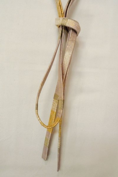Photo39: CO0319A KOMON dyed (Grade B) and FUKURO NAGOYA Obi (Grade B) (39)