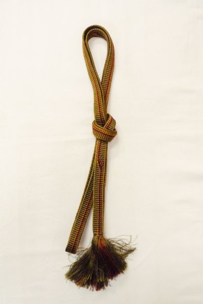 Photo11: CO0319B KOMON dyed (Grade B) and FUKURO OBI sash (Grade B) (11)