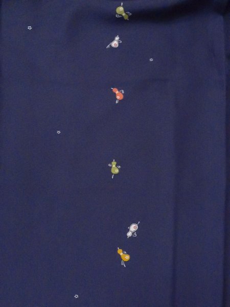 Photo12: CO0319B KOMON dyed (Grade B) and FUKURO OBI sash (Grade B) (12)