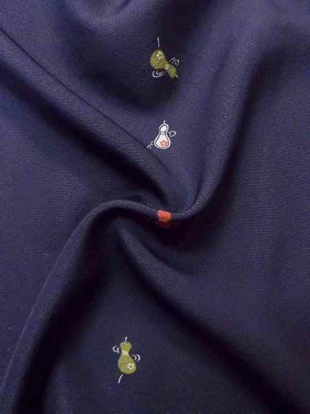 Photo18: CO0319B KOMON dyed (Grade B) and FUKURO OBI sash (Grade B) (18)