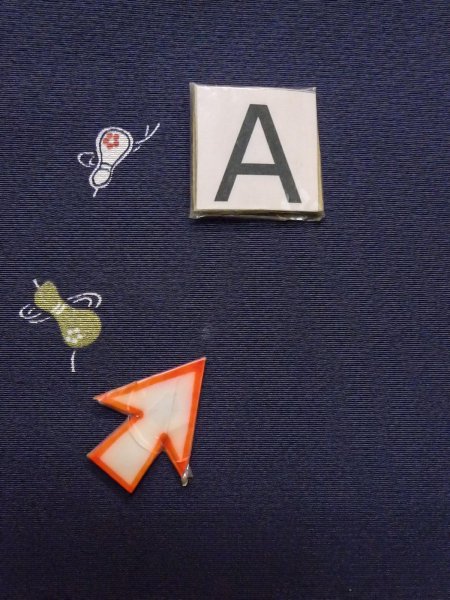 Photo21: CO0319B KOMON dyed (Grade B) and FUKURO OBI sash (Grade B) (21)