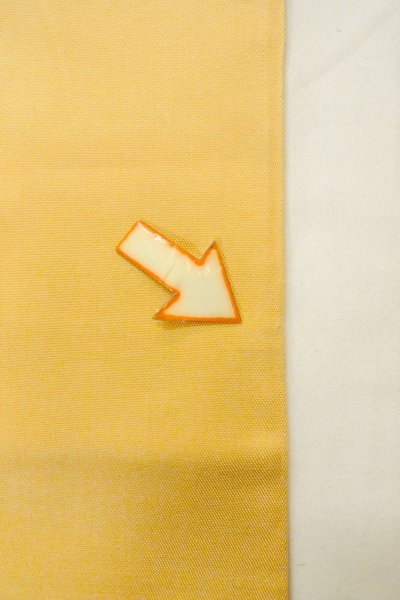Photo33: CO0319B KOMON dyed (Grade B) and FUKURO OBI sash (Grade B) (33)