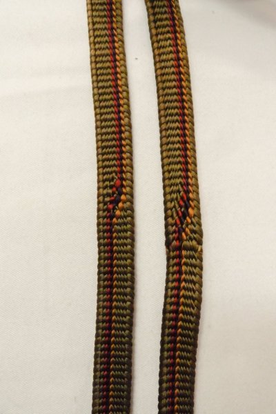 Photo39: CO0319B KOMON dyed (Grade B) and FUKURO OBI sash (Grade B) (39)