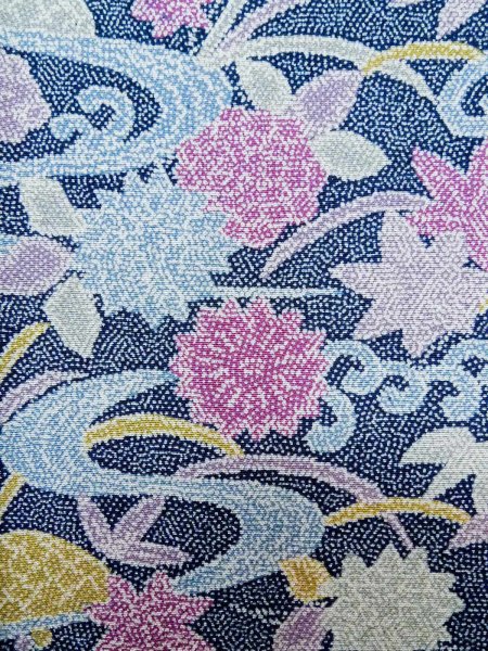 Photo16: CO0319C KOMON dyed (Grade B) and NAGOYA OBI sash (Grade B) (16)