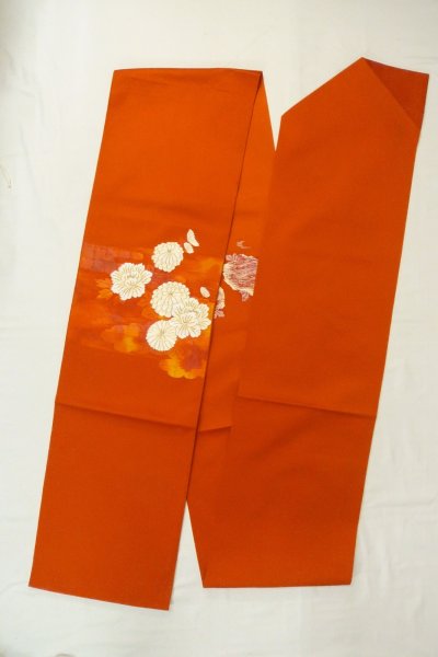 Photo8: CO0319D KOMON dyed (Grade A) and FUKURO NAGOYA Obi (Grade A) (8)