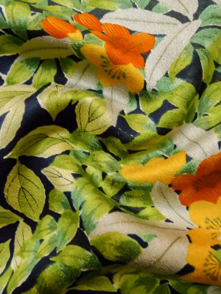 Photo21: CO0319D KOMON dyed (Grade A) and FUKURO NAGOYA Obi (Grade A) (21)