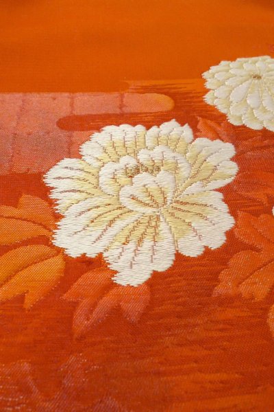 Photo28: CO0319D KOMON dyed (Grade A) and FUKURO NAGOYA Obi (Grade A) (28)