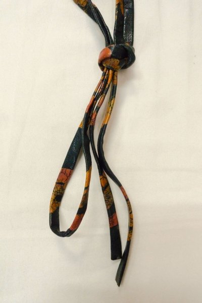 Photo33: CO0319D KOMON dyed (Grade A) and FUKURO NAGOYA Obi (Grade A) (33)