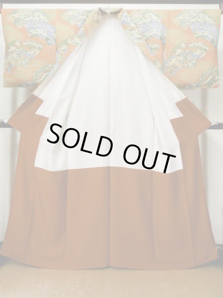 Photo7: CO0319E KOMON dyed (Grade B) and NAGOYA OBI sash (Grade A) (7)