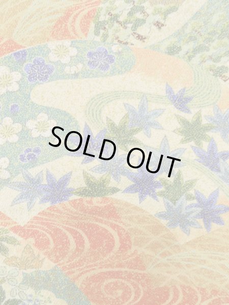 Photo14: CO0319E KOMON dyed (Grade B) and NAGOYA OBI sash (Grade A) (14)