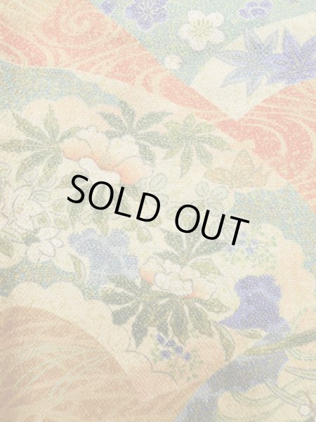 Photo15: CO0319E KOMON dyed (Grade B) and NAGOYA OBI sash (Grade A) (15)