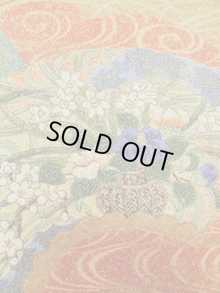 Photo16: CO0319E KOMON dyed (Grade B) and NAGOYA OBI sash (Grade A) (16)