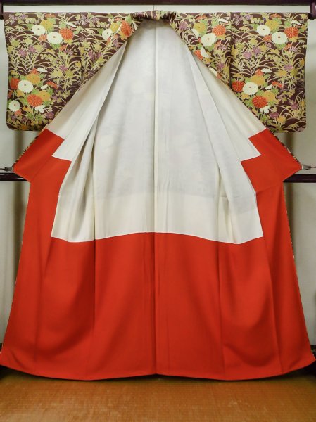 Photo8: CO0319F KOMON dyed (Grade B) and NAGOYA OBI sash (Grade C) (8)