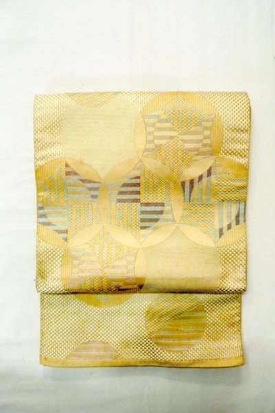 Photo10: CO0319F KOMON dyed (Grade B) and NAGOYA OBI sash (Grade C) (10)