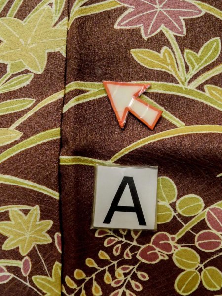 Photo22: CO0319F KOMON dyed (Grade B) and NAGOYA OBI sash (Grade C) (22)